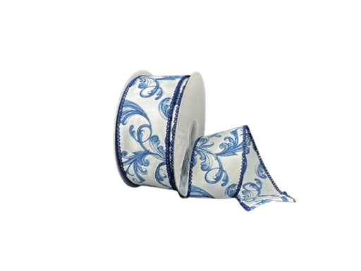 [73567-09-27] WHT GLASS STN/CHINOISERIE X10Y
