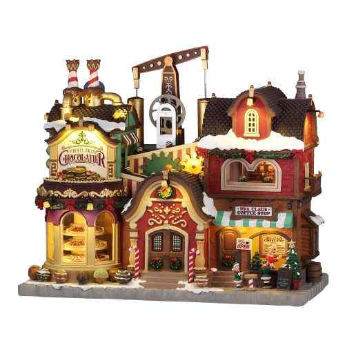 [65521] THE HOLLY JOLLY CHOCOLATIER & MRS.CLAUS COFFEE SHOP