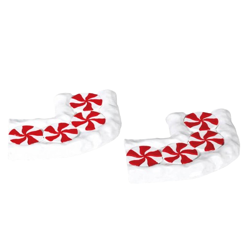 [74207] CANDY CANE LANE,CURVED,SET OF 2