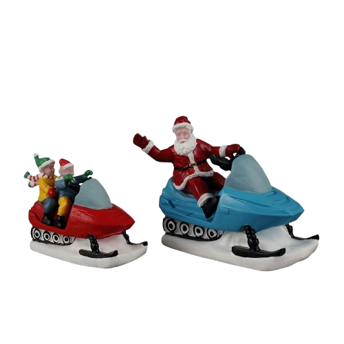 [62621-A2662] SANTA S DAY OFF, SET OF 2