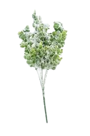 [MTX78160] 37"FROSTED GLITTER EUCLYPTUS SPRAY GRN