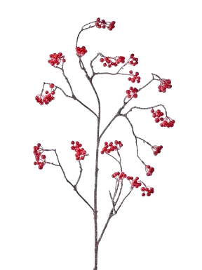[MTX79337] 42"WP DRIPPING ICED WILD BERRY SPRAY RED