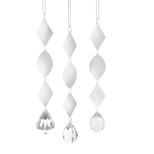 [D4070] ACRYLIC MIRROR DANGLE ORNAMENT
