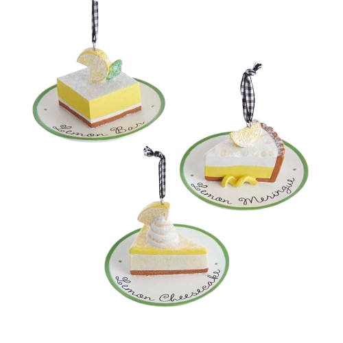 [A2082] RESIN LEMON DESSERT ORNAMENT
