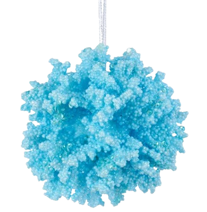 [TD1563] STYROFOAM CORAL BALL ORNAMENT 