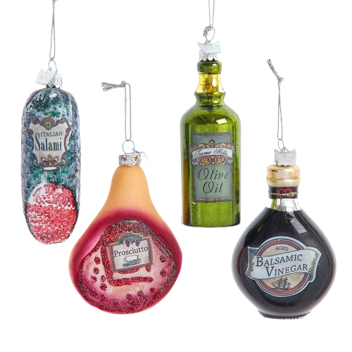 [NB0909] NOBLE GEMS ITALIAN FOOD ORNAMENT