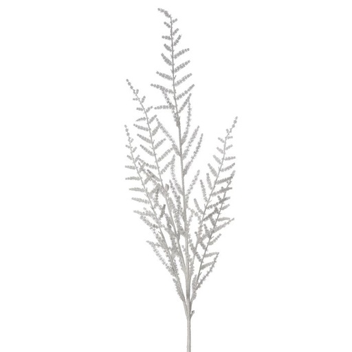 [MTX74561WHT] 45" LAZER GLITTERED PINE SPRAY - WHT