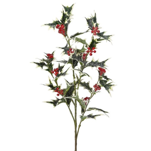 [MTX73771] 36" FROSTED HOLLY BERRY STEM