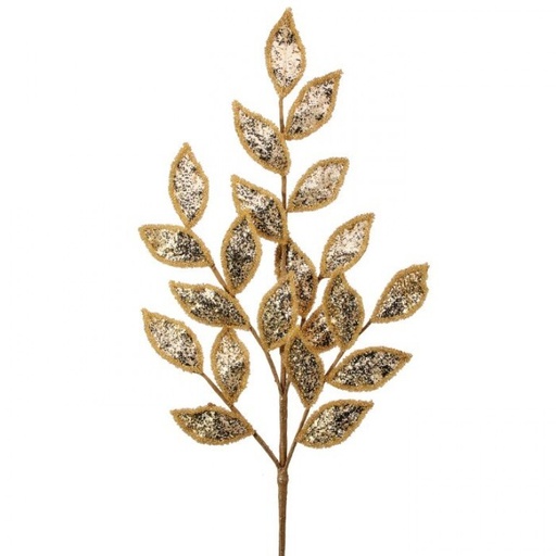 [MTX73477CHAM] 29" METALLIC GLITTER LAUREL LEAF SPRAY CHAMP