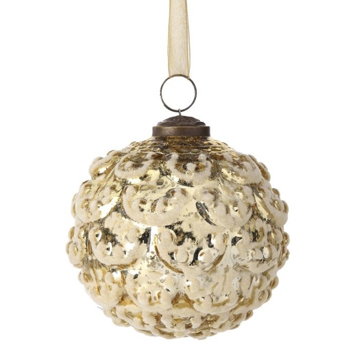 [MTX72623] 4' GLASS SWIRL BALL ORNAMENT
