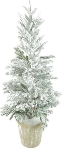 [MTX71381] 24" FAUX SNOWY RIDGE POTTED TREE