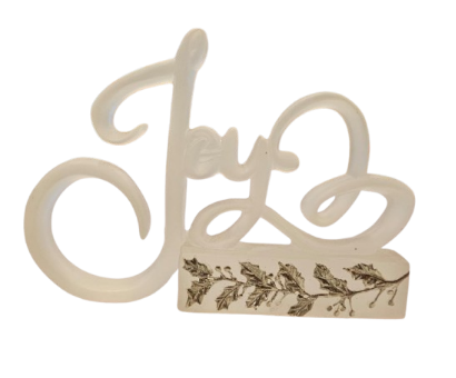 [MTX71096] 7" RSN WINTER "JOY" TABLE PIECE