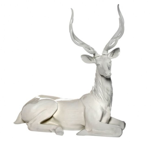 [MTX71051] 46" RESIN SITTING MODERN DEER