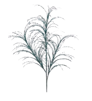 [MTX68965AQUA] 34"GLITTER/SEQUIN PAMPAS GRAS SPRAYX3 - AQUA