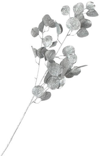 [MTX68625] GLITTERED DOLLAR EUCALYPTUS SPRAY