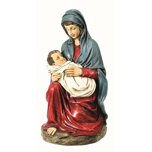 [MTX43502MULTI] POLYRESIN MARY AND BABY JESUS 44"
