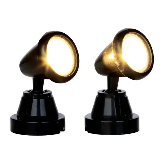 [44756] ROUND SPOT LIGHT, SET OF 2, B/O (4.5V)