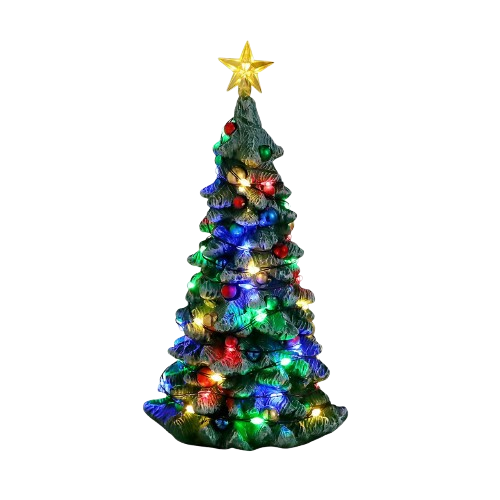 [34102] SNOWY CHRISTMAS TREE, B/O (4.5V)