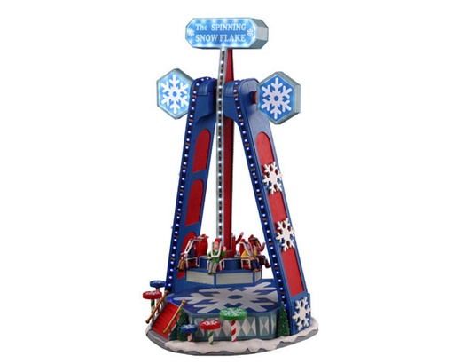 [04737] THE SPINNING SNOWFLAKE, WITH 4.5V ADAPTOR