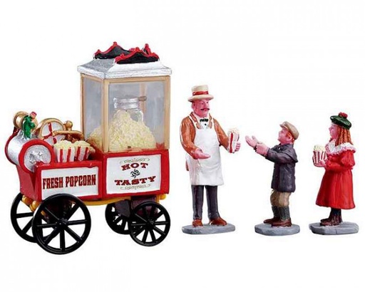 [02832-A2704] POPCORN SELLER SET OF 4