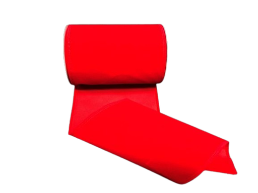 [131806-13] BRIGHT RED VELVET 6X10