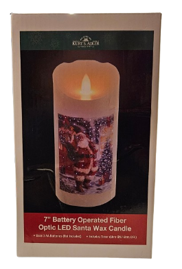 [JEL0006] SANTA LED WAX CANDLE