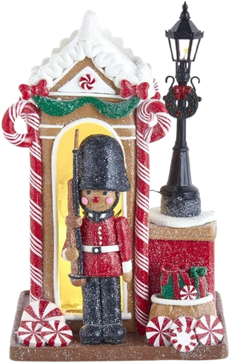[GBJ0026] 8"B/O LED ENGLISH GINGERBREAD GUARD HSE